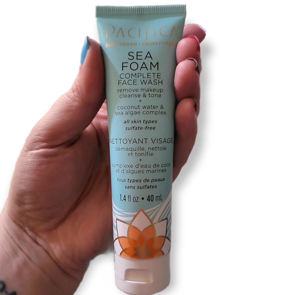 New Pacifica Sea Foam Face Wash Vegan Face Wash